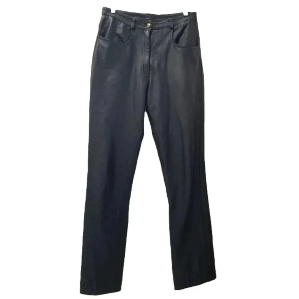 LEATHER Pants  High Rise Tall Fit 30